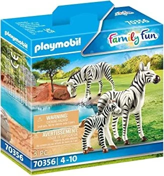 playmobil Family Fun 2 Zebras mit Baby
