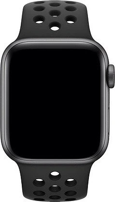 Apple Nike Sportarmband S/M und M/L für Apple Watch 40mm anthrazit/schwarz