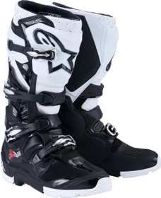 Alpinestars 2026 Tech 7 Enduro Motorradstiefel schwarz/weiß