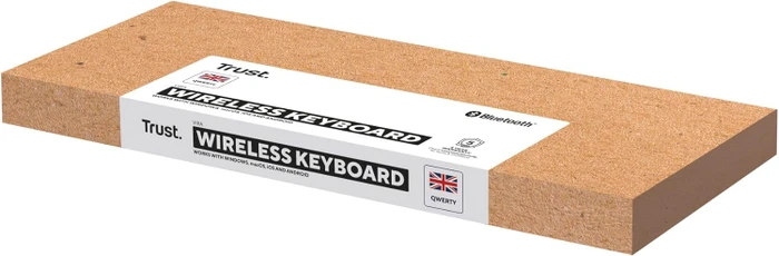 Trust Vira Multi-Device Wireless Keyboard, schwarz, Bluetooth, UK