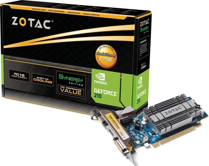 Zotac GeForce 210 Synergy Passiv, 1GB DDR3, VGA, DVI, HDMI