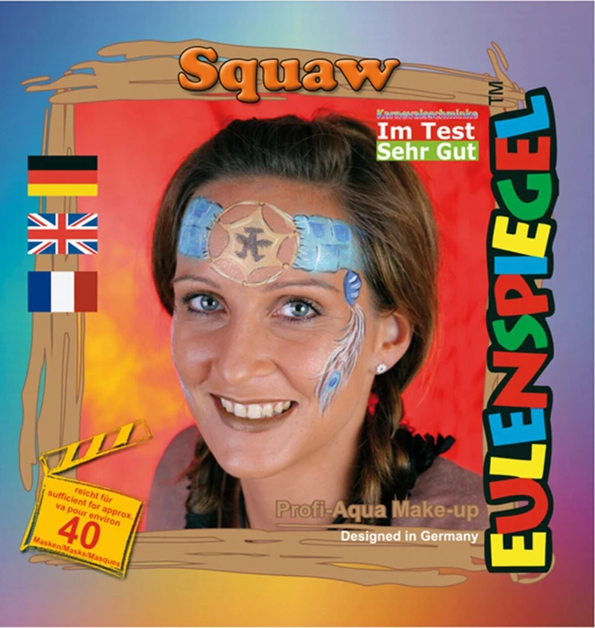 Eulenspiegel Squaw Schmink-Palette