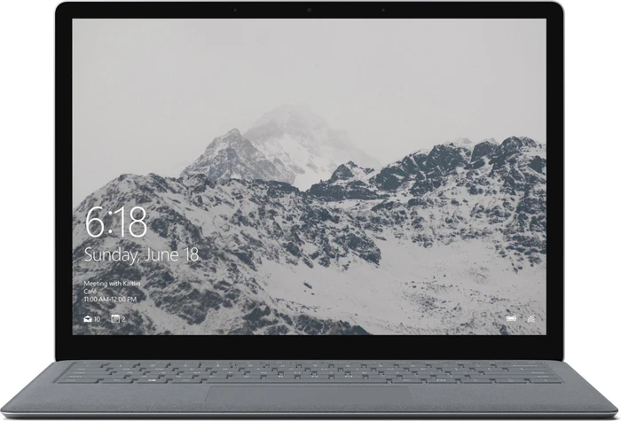 Microsoft Surface Laptop, Platin, Core i5-7200U, 8GB RAM, 256GB SSD, CH, Business