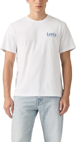 Levi's Relaxed Fast Food Meal T-Shirt kurzarm weiß (Herren)