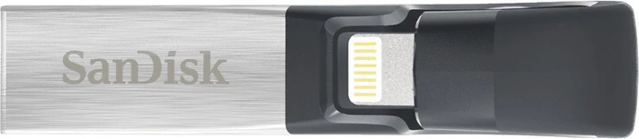 SanDisk iXpand V2 64GB, USB-A + Apple Lightning, USB 3.2 Gen 1×1, USB 2.0