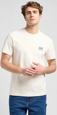 Lee Workwear Relaxed Graphic T-Shirt kurzarm ecru (Herren)