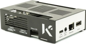 KKSB Aluminiumgehäuse für LattePanda Alpha/LattePanda Delta, schwarz/weiß