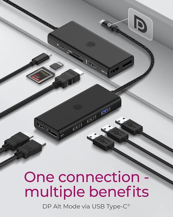RaidSonic Icy Box IB-DK4011-CPD, USB-C 3.1 [Stecker]