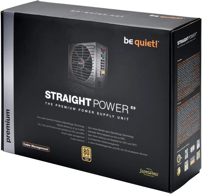 be quiet! Straight Power E9 CM 680W, ATX 2.4