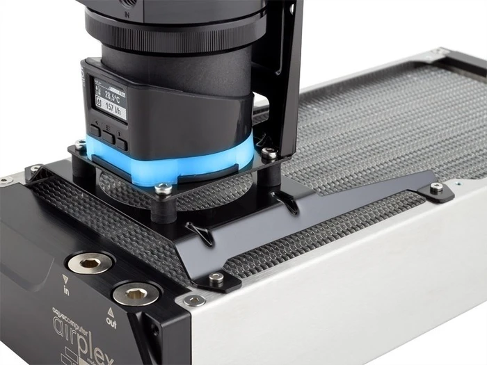 Aqua Computer Lüfterhalterung 140mm für Ultitube D5 Ausgleichsbehälter