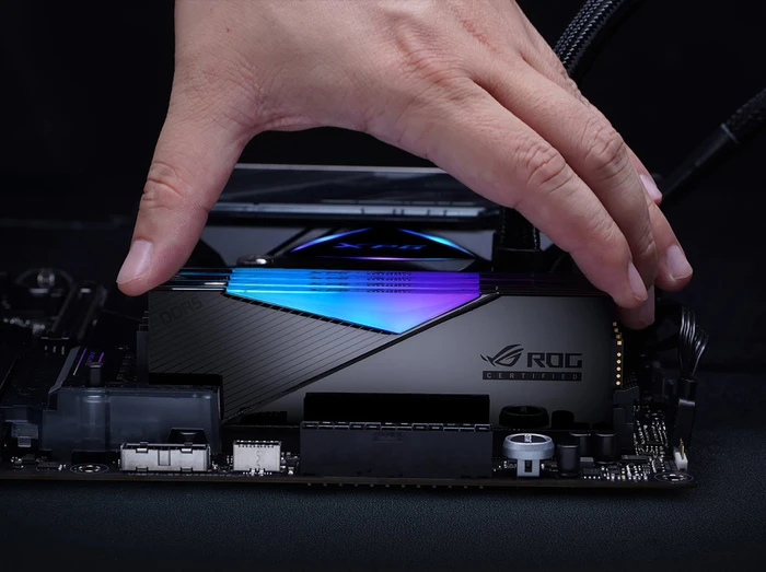 ADATA XPG LANCER RGB ROG Certified UDIMM 48GB Kit, DDR5-7200, CL34-46-46, 1RX8