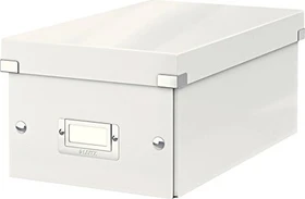 Leitz Click & Store WOW DVD Aufbewahrungsbox, weiß