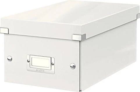Leitz Click & Store WOW DVD Aufbewahrungsbox, weiß