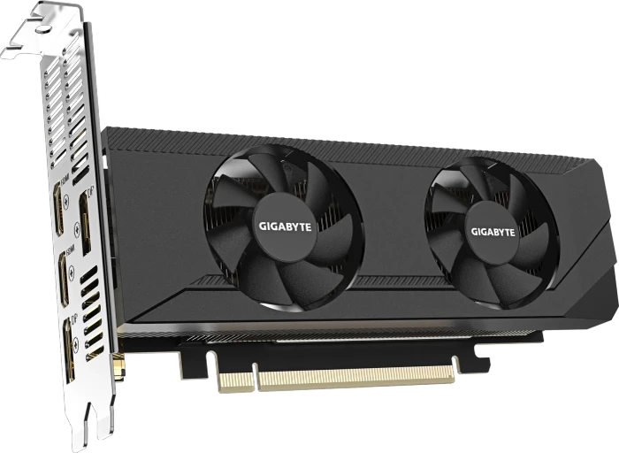 GIGABYTE GeForce RTX 3050 D6 Low Profile 6G, 6GB GDDR6, 2x HDMI, 2x DP