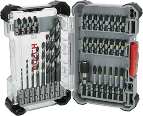 Bosch Professional PRO Impact Metal Bohrer-/Bits-Zubehörset inkl. Werkzeugbox, 35-tlg.