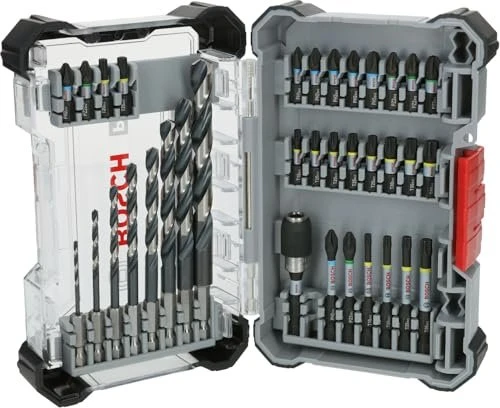 Bosch Professional PRO Impact Metal Bohrer-/Bits-Zubehörset inkl. Werkzeugbox, 35-tlg.