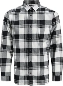 Jack & Jones Regular Fit Hemd langarm green/cloud dancer (Herren)