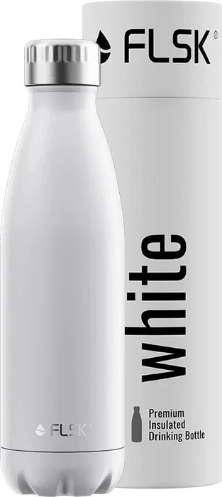 FLSK Sport Isolierflasche 500ml weiß
