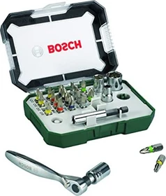 Bosch DIY X-Line Bitset/Steckschlüsselsatz inkl. Werkzeugbox, 26-tlg.