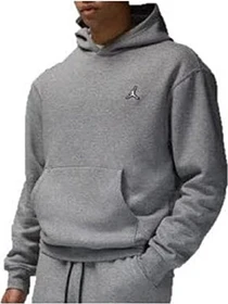 Nike Jordan Brooklyn Fleece Hoodie carbon heather/white