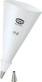 Dr. Oetker Spritzbeutel-Set inkl. 2 Tüllen und Universaladapter, 5-tlg.