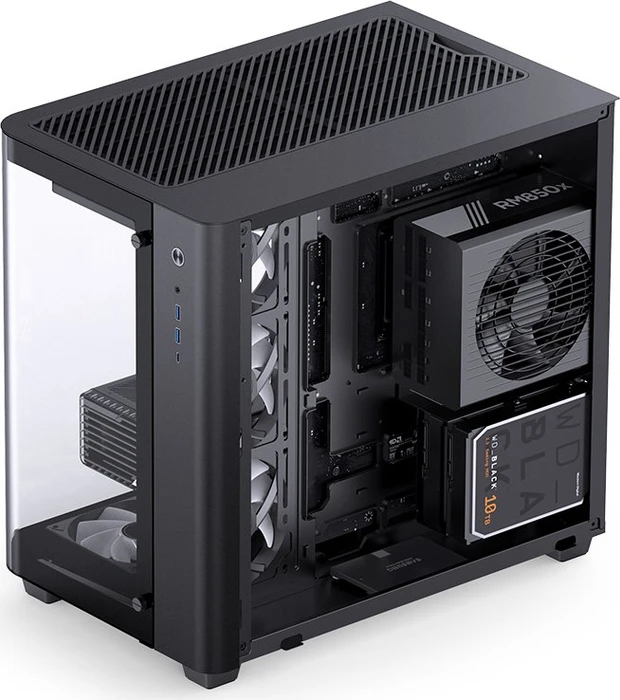Jonsbo TK-3 Black, Glasfenster