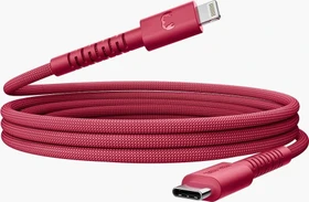 Fresh 'n Rebel FlexWave USB-C to Lightning Cable 2m Berry Red