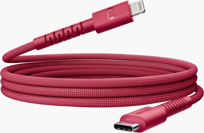 Fresh 'n Rebel FlexWave USB-C to Lightning Cable 2m Berry Red