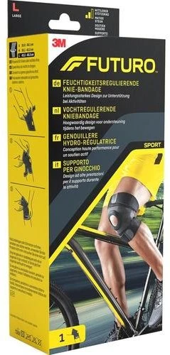 3M Futuro Sport Kniebandage Größe L, 1 Stück