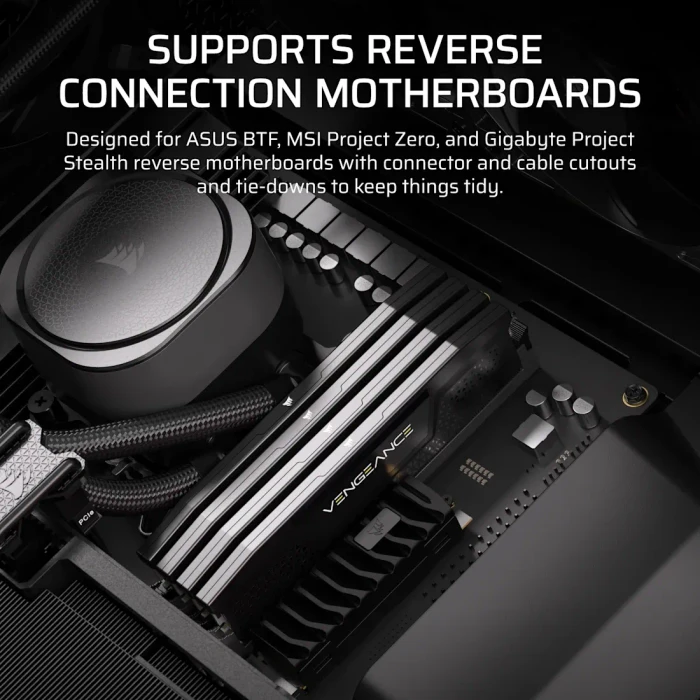 Corsair Frame 5000D RS ARGB, schwarz, Glasfenster