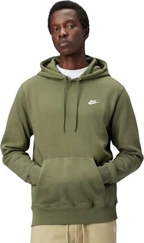 Nike Club Fleece Hoodie medium olive/white (Herren)
