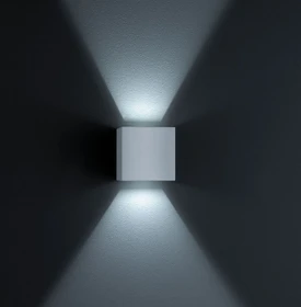 Helestra SIRI 44 Wandleuchte silbergrau