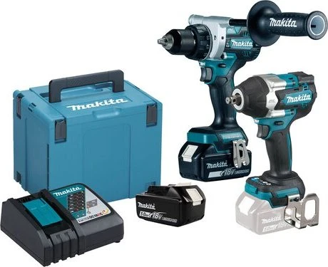 Makita DLX2453TJ Akku-Maschinenset inkl. MAKPAC + 2 Akkus 5.0Ah