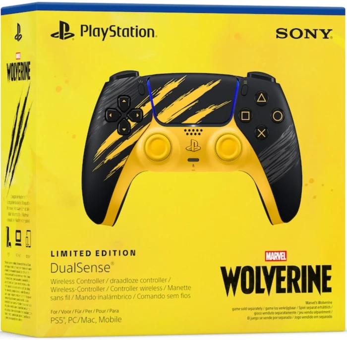 Sony DualSense Controller wireless Marvel's Wolverine Battle Yellow Limited Edition (PS5)