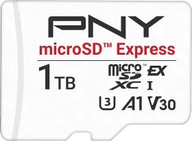 PNY microSD Express R890/W810 1TB, UHS-I U3, A1, Class 10, SD Express EX I