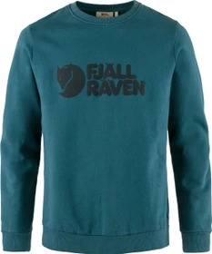 Fjällräven Logo Sweatshirt deep sea (Herren)