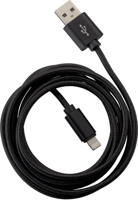 Peter Jäckel Fashion Cable USB-A/Apple Lightning 3.0m schwarz