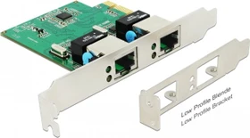 DeLOCK 2x RJ-45 LAN-Adapter, PCIe 2.0 x1 (89999)