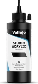 Vallejo Studio Acrylic mars black, 200ml