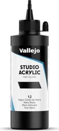 Vallejo Studio Acrylic mars black, 200ml