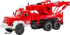 Viessmann - Spur H0 - CarMotion - Feuerwehr MAGIRUS DEUTZ 3-achs Bergekran mit Rundumleuchte