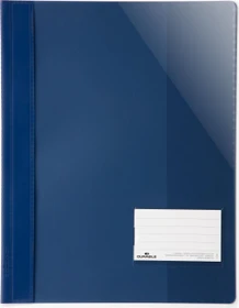 Durable Sichthefter opak, A4+, dunkelblau/transparent