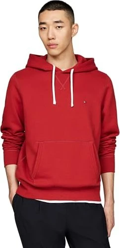 Tommy Hilfiger Fleece mit Tunnelzug Hoodie Hoodie dark magma (Herren)
