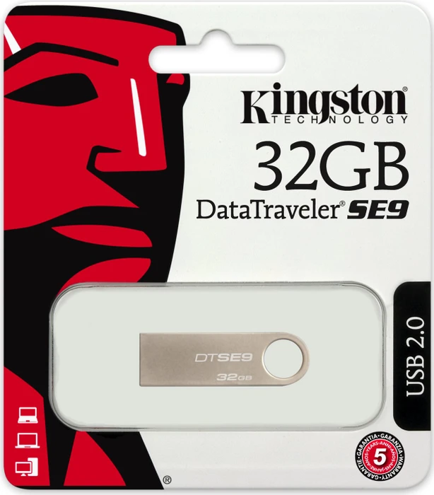 Kingston DataTraveler SE9 32GB, USB-A, USB 2.0