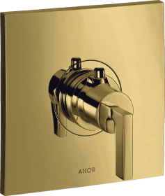 Hansgrohe Axor Citterio Thermostat HighFlow Unterputz mit Hebelgriff polished gold optic