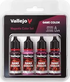 Vallejo Game Color Magenta Color Set Farbset, 4-tlg.