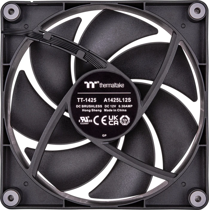 Thermaltake CT120 Black, schwarz, 120mm, 2er-Pack