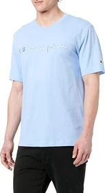 Champion Logo Tonal T-Shirt kurzarm hellblau (Damen)