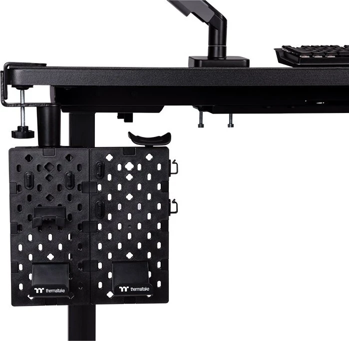 Thermaltake Gaming Desk Pegboard Tischerweiterung, Small, schwarz