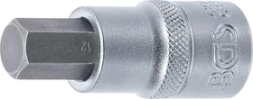 BGS technic Innensechskant Steckschlüssel 1/2", 12x53mm